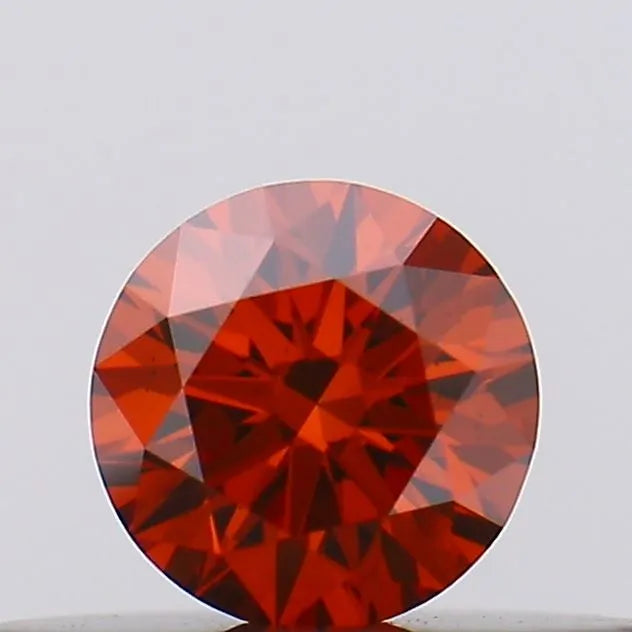 0.19ct Round Lab Grown Diamond (Colour Fancy Vivid Red, Clarity VS1, Cut EX, SGL Certified)
