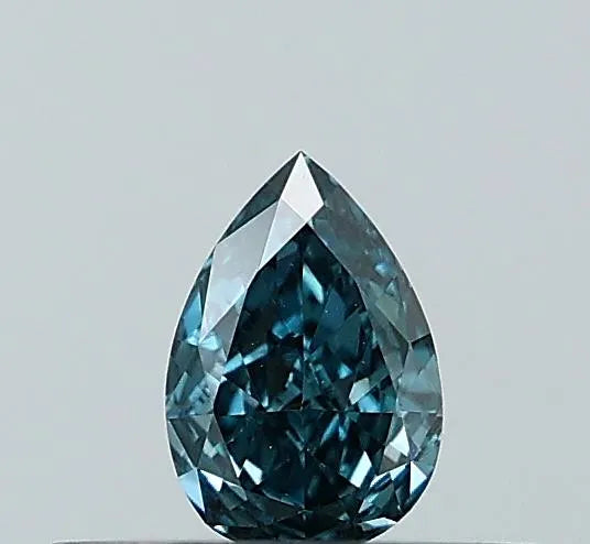 0.20ct Pear Lab Grown Diamond (Colour Fancy Vivid Blue, Clarity VS1, Uncertified)
