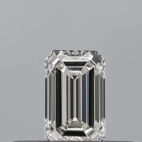 0.23ct Emerald Natural Diamond (Colour H, Clarity VVS1, GIA Certified)