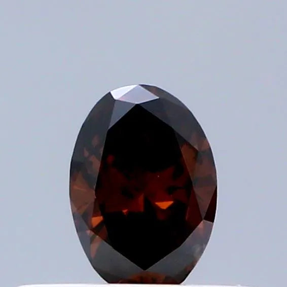 0.24ct Oval Natural Diamond (Colour Fancy Reddish Brown, Clarity SI1, Uncertified)