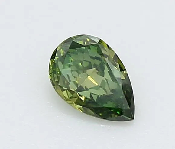 0.24ct Pear Lab Grown Diamond (Colour Fancy Vivid Green, Clarity VS1, IGI Certified)