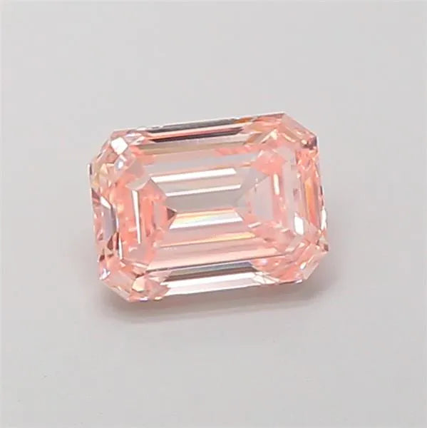 0.25ct Emerald Lab Grown Diamond (Colour Fancy Vivid Pink, Clarity VS1, Uncertified)