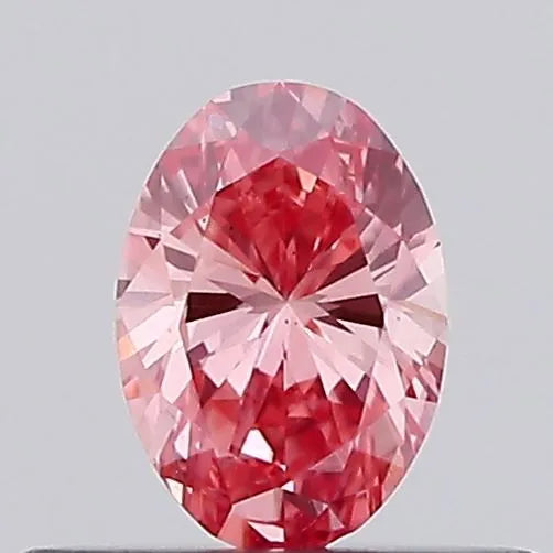 0.28ct Oval Lab Grown Diamond (Colour Fancy Vivid Pink, Clarity VS1, Uncertified)