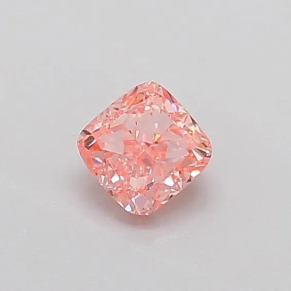 0.30ct Cushion modified Lab Grown Diamond (Colour Fancy Vivid Pink, Clarity VVS2, IGI Certified)
