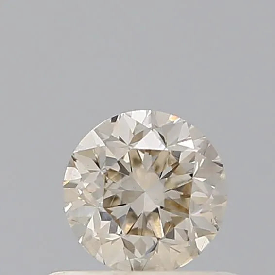 0.45ct Round Natural Diamond (Colour Fancy Light Brown, Clarity VS1, Cut EX, Uncertified)