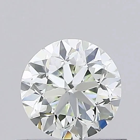 0.50ct Round Natural Diamond (Colour Very Light Green, Clarity VS1, GIA Certified)