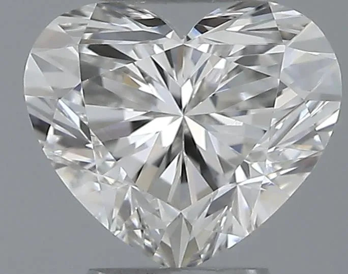 0.51ct Heart Natural Diamond (Colour F, Clarity IF, Cut VG, IGI Certified)