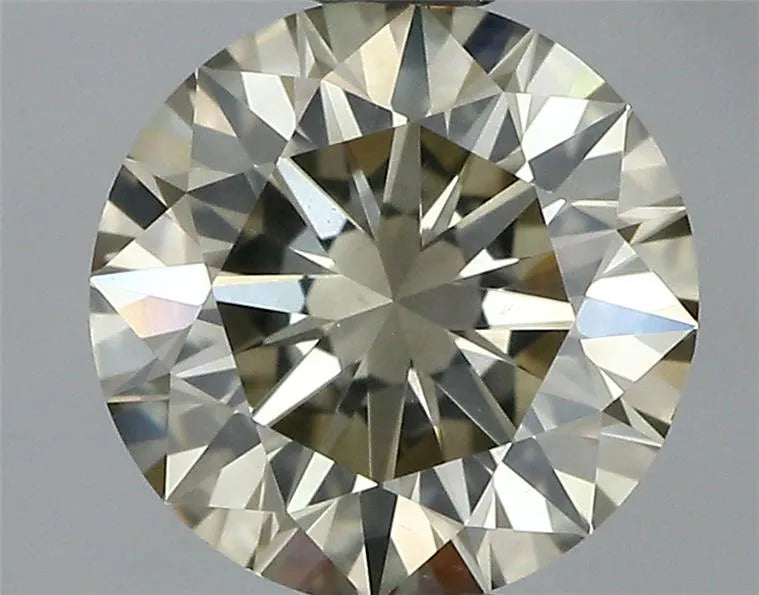 0.60ct Round Natural Diamond (Colour Fancy Light Yellow, Clarity SI2, Cut GD, GIA Certified)