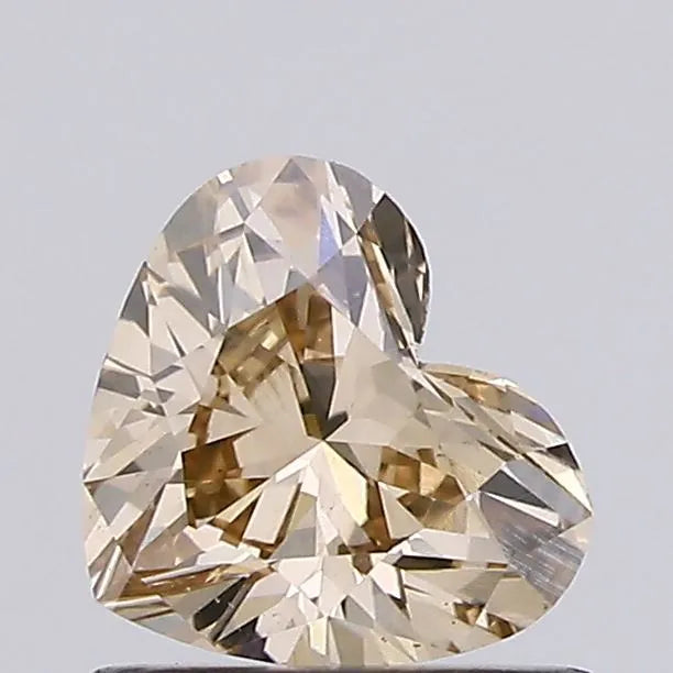 0.72ct Heart Natural Diamond (Colour Fancy Brown, Clarity VS1, Uncertified)