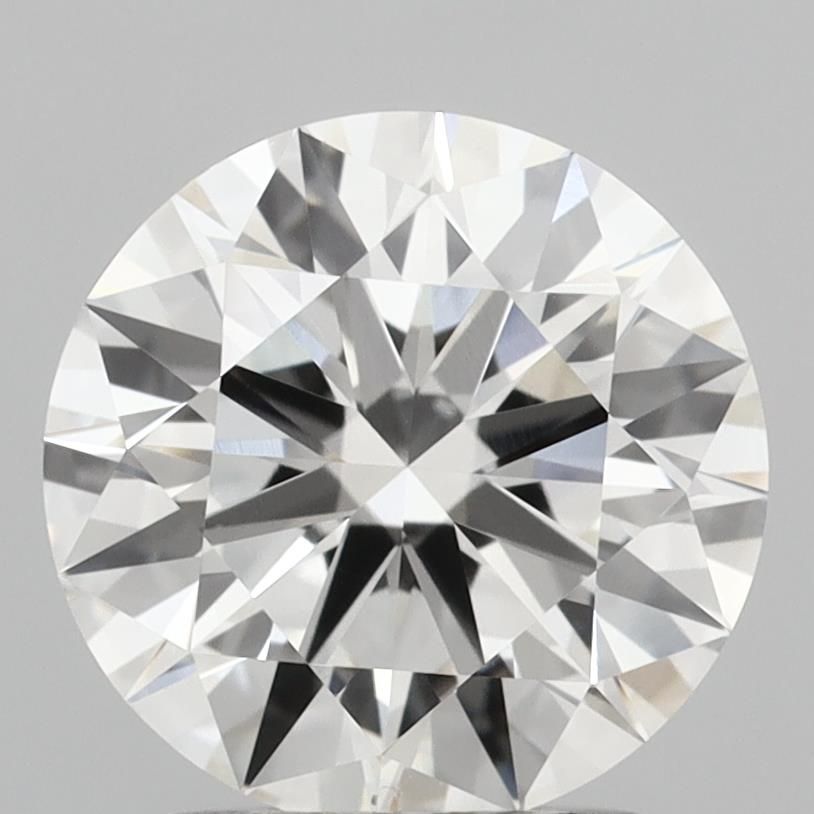 2.02 Carat F-VVS1 Round Lab Diamond