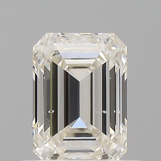 0.53 Carat J-SI2 Emerald Cut Diamond