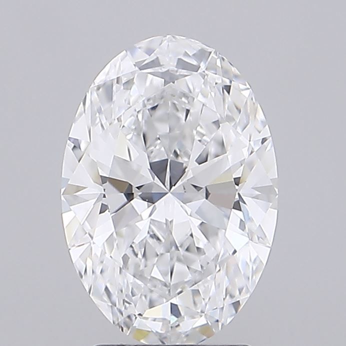2.53 Carat D-IF Oval Lab Diamond