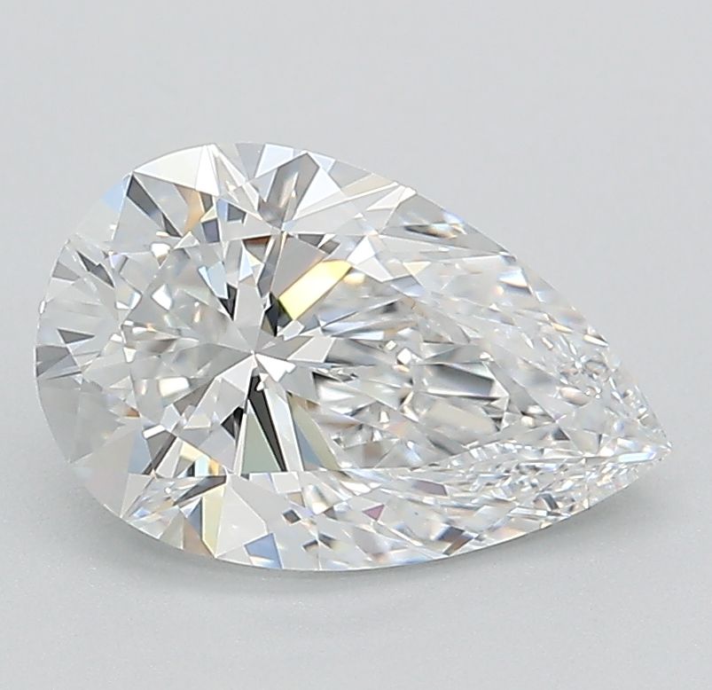 1.65 Carat D-VVS1 Pear Lab Diamond