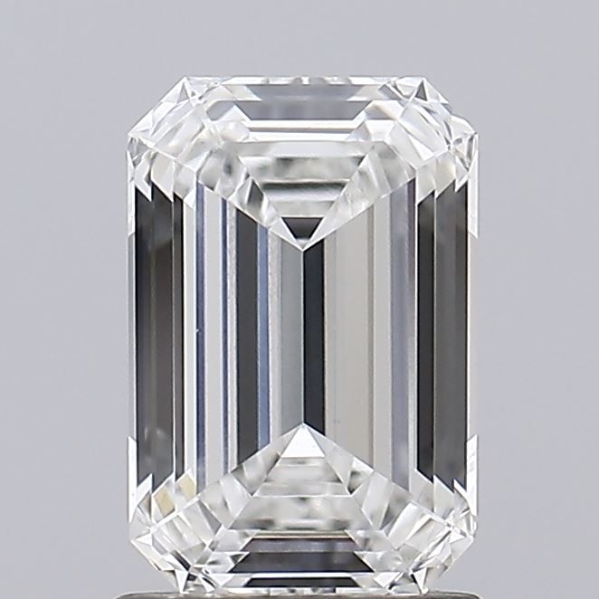 1.58 Carat F-VVS2 Emerald Lab Diamond