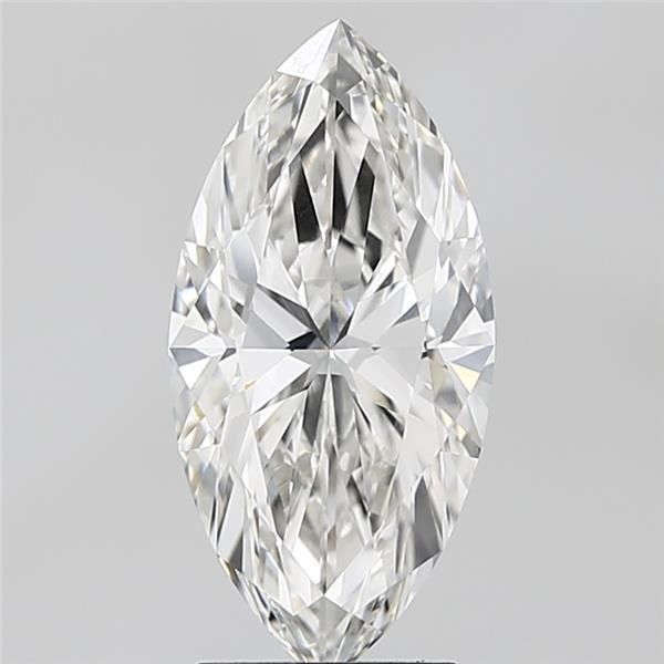 2.53 Carat G-VVS2 Marquise Lab Diamond