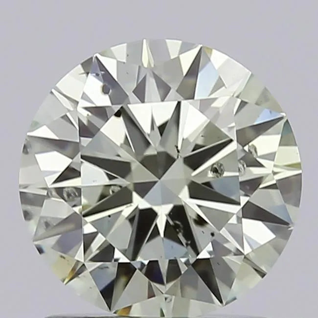 1.00ct Round Lab Grown Diamond (Colour Fancy Intense Green, Clarity SI2, Cut EX, IGI Certified)