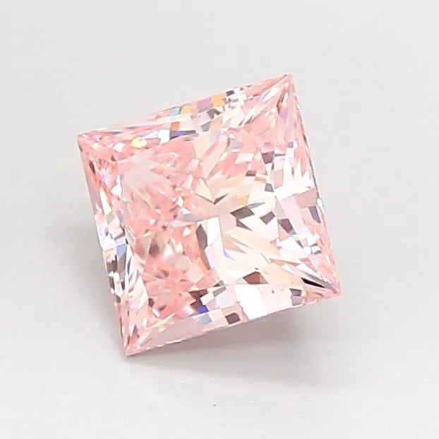 1.06ct Princess Lab Grown Diamond (Colour Fancy Intense Pink, Clarity VVS2, IGI Certified)