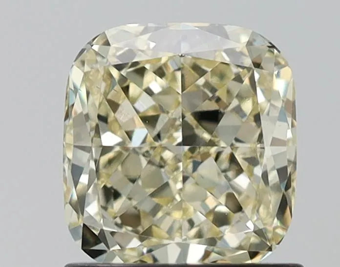 1.07ct Cushion modified Lab Grown Diamond (Colour Fancy Yellow, Clarity VS1, IGI Certified)