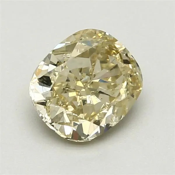 1.29ct Cushion brilliant Natural Diamond (Colour Fancy Light Yellow, Clarity SI1, GIA Certified)