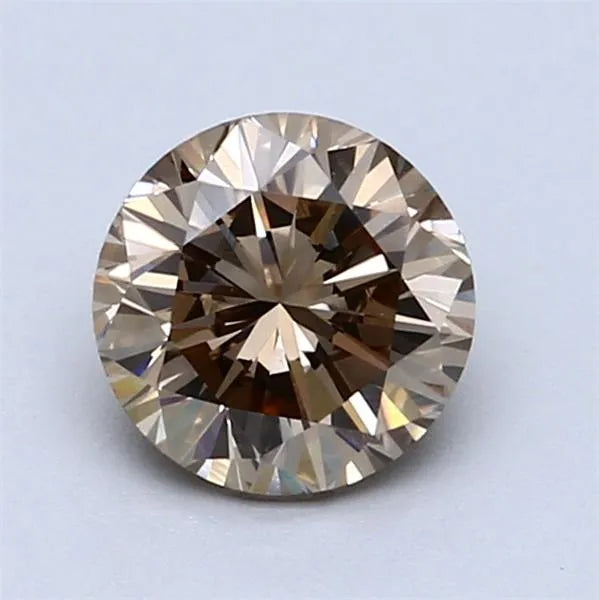 1.32ct Round Natural Diamond (Colour Fancy Brown Yellow, Clarity VS1, Cut GD, IGI Certified)