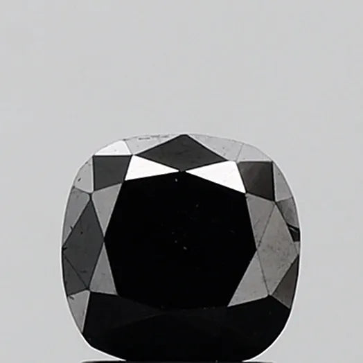 1.37ct Cushion brilliant Natural Diamond (Colour Fancy Black, Clarity VS2, Cut EX, Uncertified)