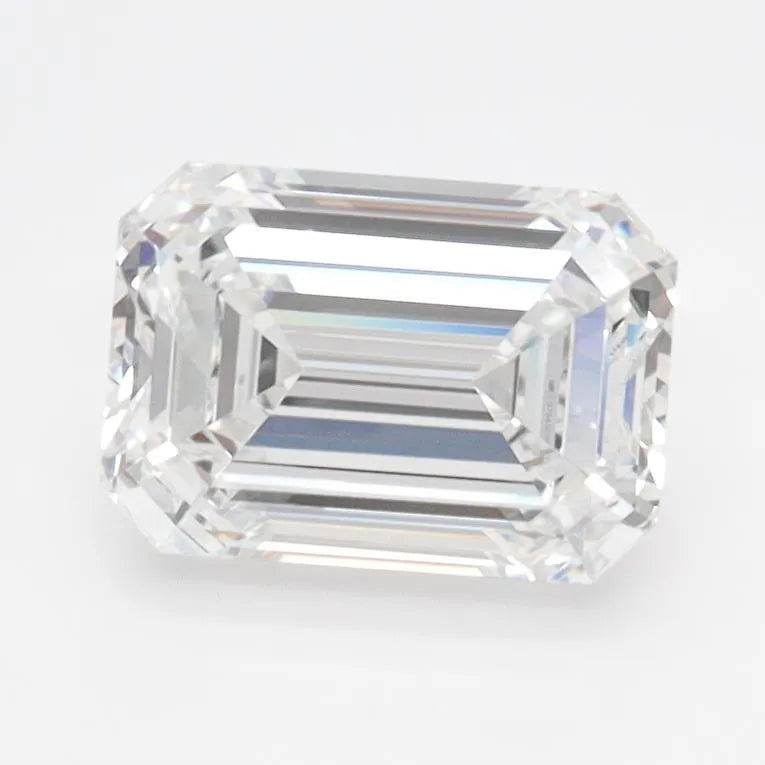1.49ct Emerald Lab Grown Diamond (Colour D, Clarity IF, IGI Certified)