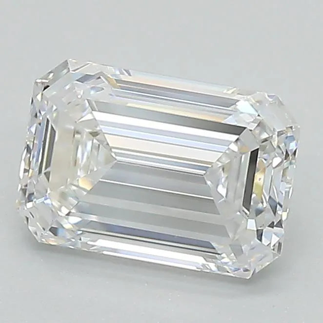 1.50ct Emerald Lab Grown Diamond (Colour D, Clarity IF, IGI Certified)