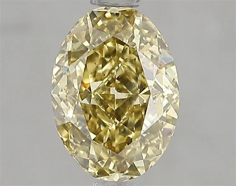 1.51ct Oval Lab Grown Diamond (Colour Fancy Intense Yellow, Clarity VS2, IGI Certified)