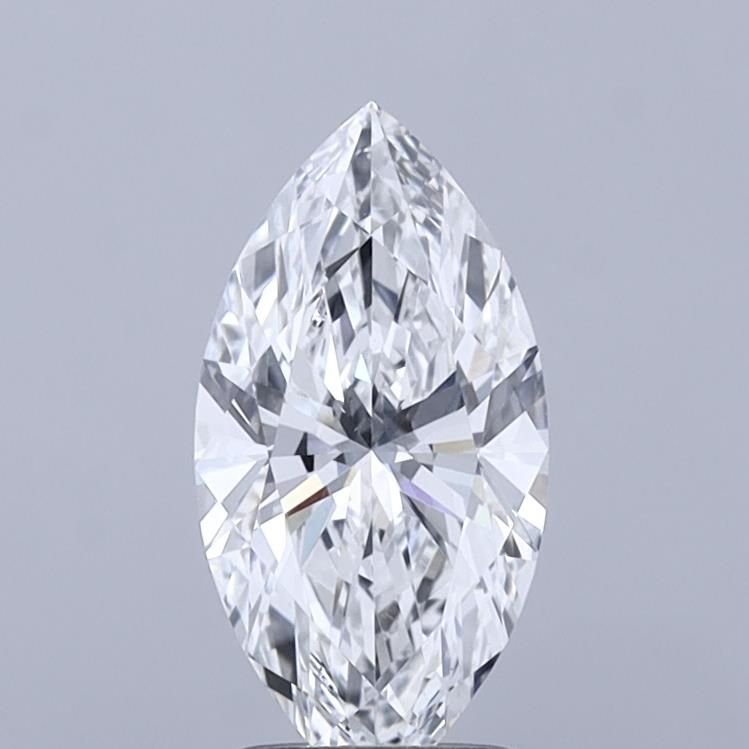1.69 Carat D-VVS2 Marquise Lab Diamond