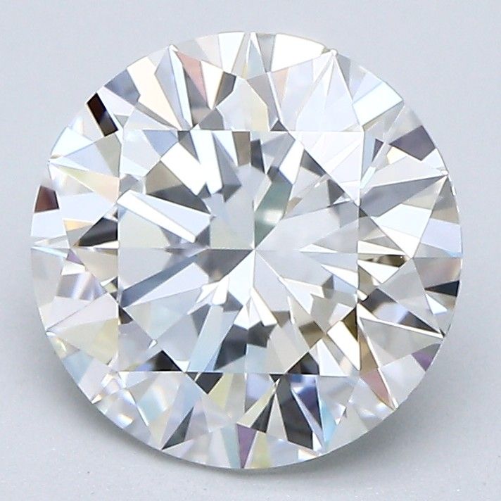 2.70 Carat F-VVS2 Round Cut Diamond