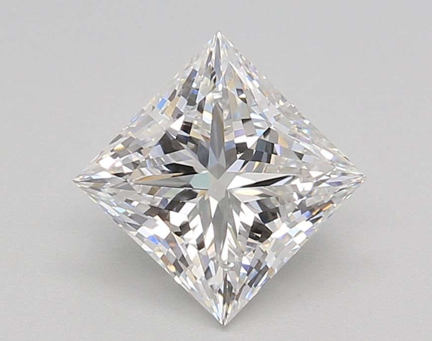 1.71 Carat E-VVS2 Princess Lab Diamond