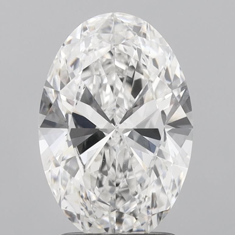 2.01 Carat E-VVS2 Oval Lab Diamond