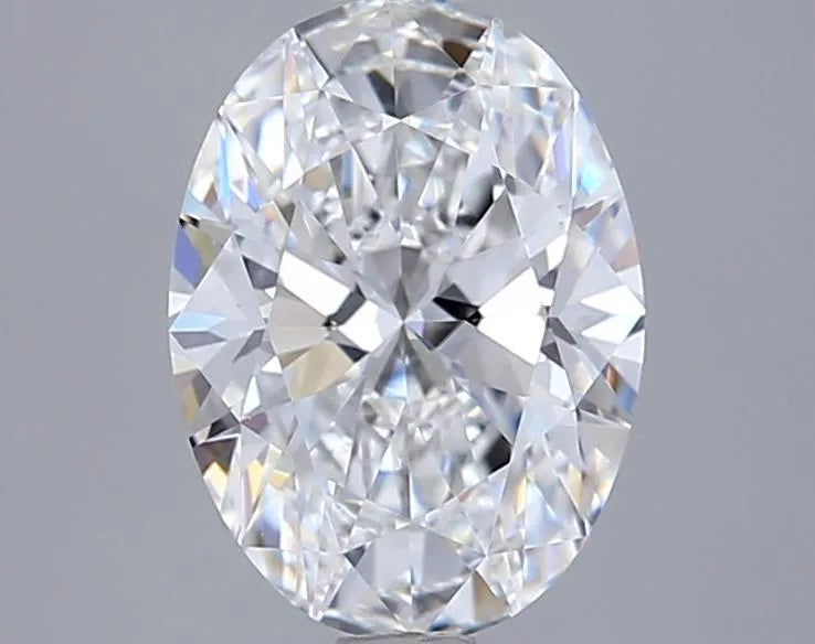 2.00ct Oval Lab Grown Diamond (Colour E, Clarity VVS1, IGI Certified)