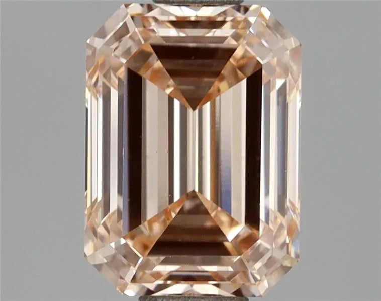 2.02ct Emerald Lab Grown Diamond (Colour Fancy Orange Pink, Clarity VS1, IGI Certified)