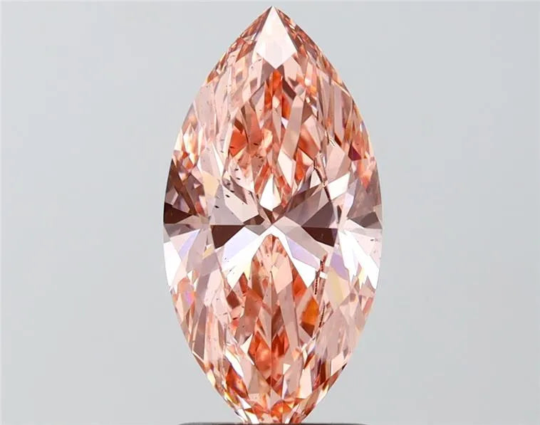 2.04ct Marquise Lab Grown Diamond (Colour Fancy Intense Pink, Clarity VS2, IGI Certified)