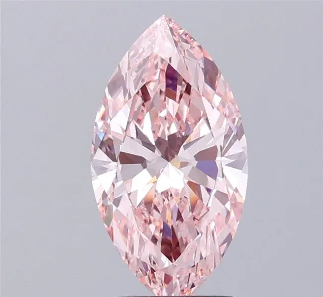 2.05ct Marquise Lab Grown Diamond (Colour Fancy Intense Pink, Clarity VVS2, IGI Certified)