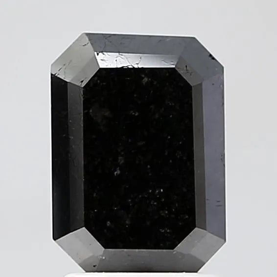 2.29ct Emerald Natural Diamond (Colour Black, Clarity VS2, Cut EX, Uncertified)