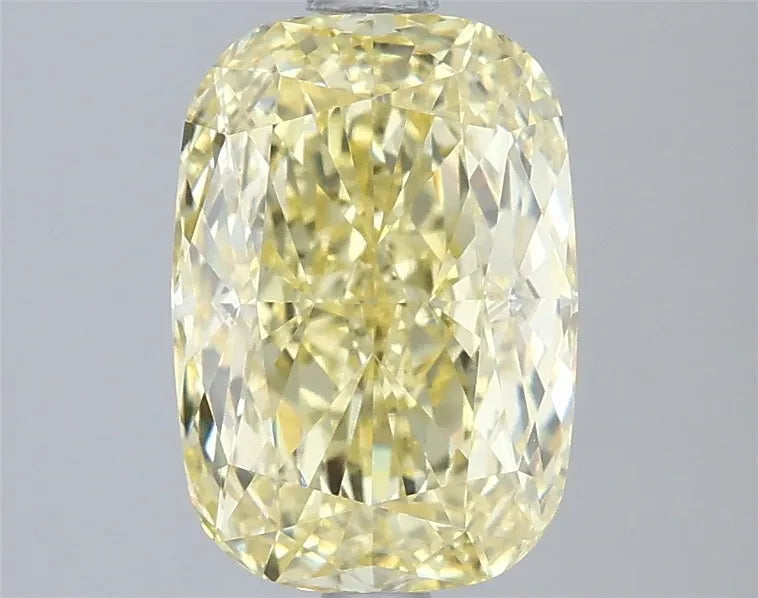 2.51ct Cushion modified Lab Grown Diamond (Colour Fancy Intense Yellow, Clarity VS1, IGI Certified)