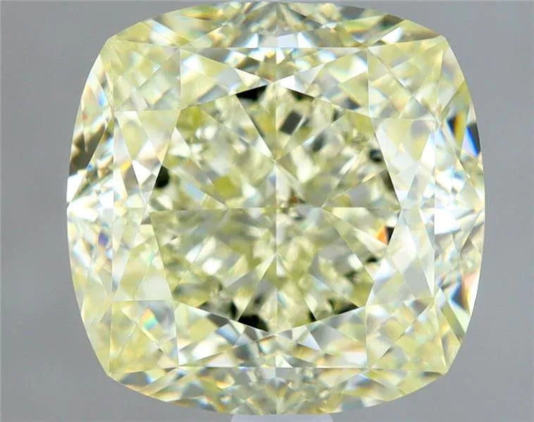 2.54ct Cushion brilliant Natural Diamond (Colour Fancy Light Greenish Yellow, Clarity VS1, GIA Certified)