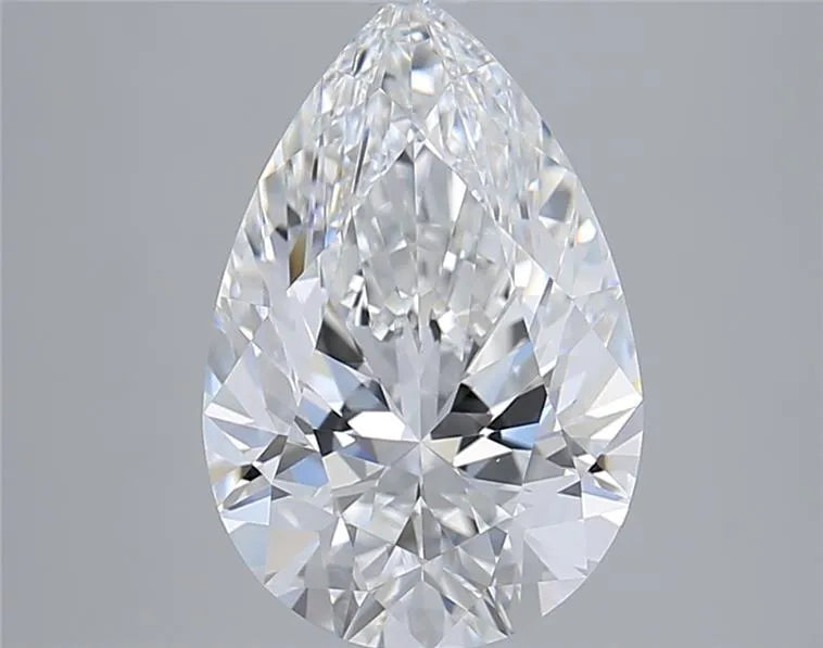 2.55ct Pear Lab Grown Diamond (Colour E, Clarity VVS1, IGI Certified)