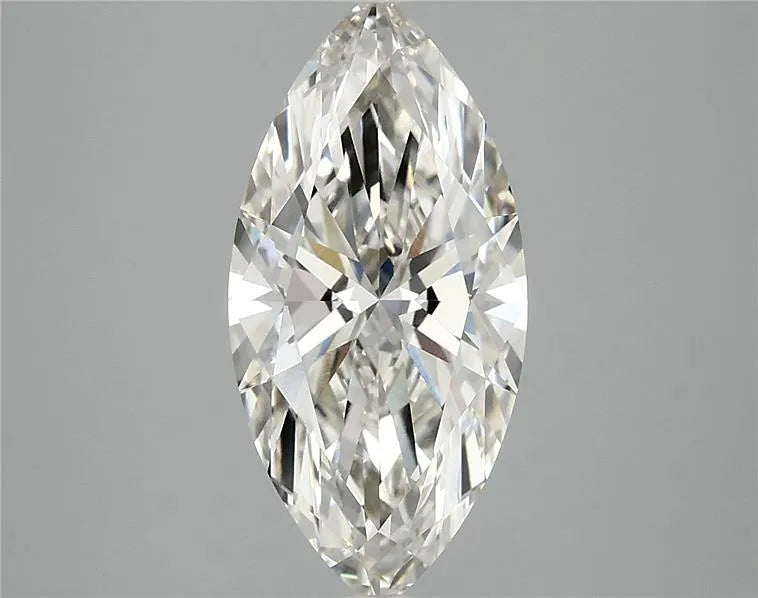 2.57ct Marquise Lab Grown Diamond (Colour H, Clarity VVS2, IGI Certified)