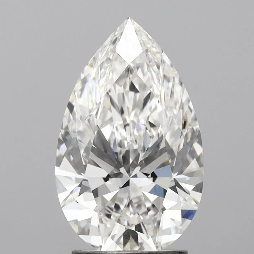 2.60ct Pear Lab Grown Diamond (Colour F, Clarity VS1, IGI Certified)