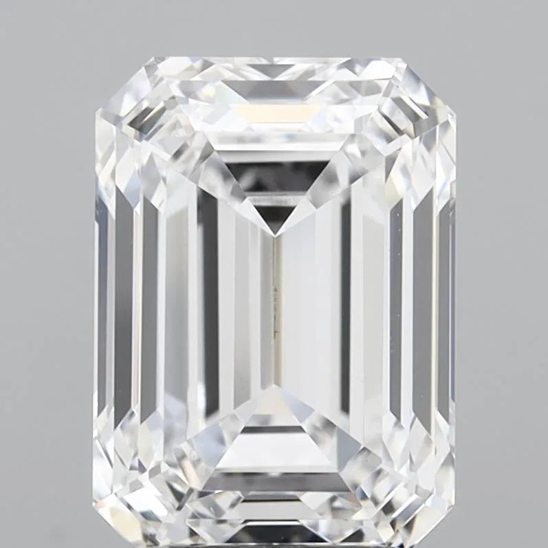 2.97ct Emerald Lab Grown Diamond (Colour D, Clarity VVS2, IGI Certified)