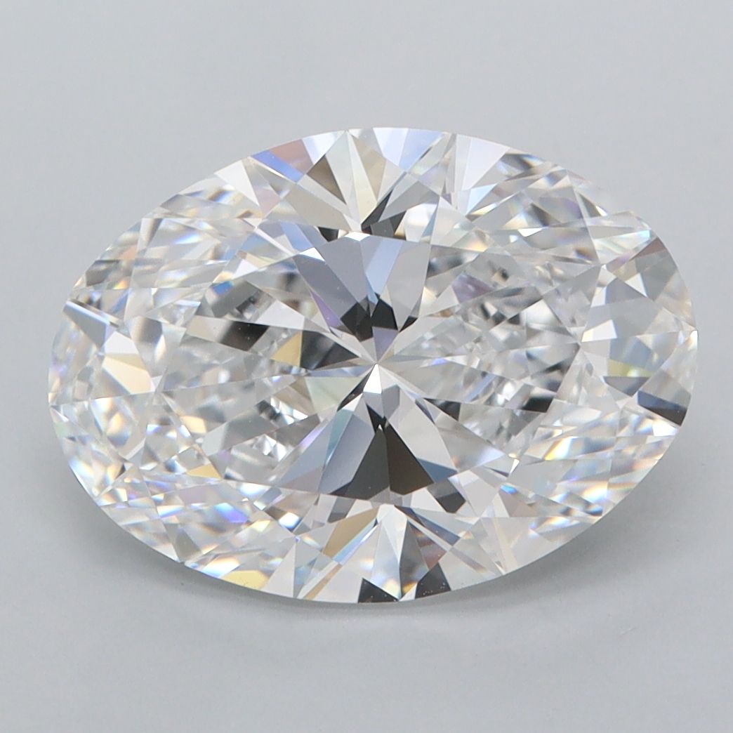 4.01 Carat D-FL Oval Lab Diamond