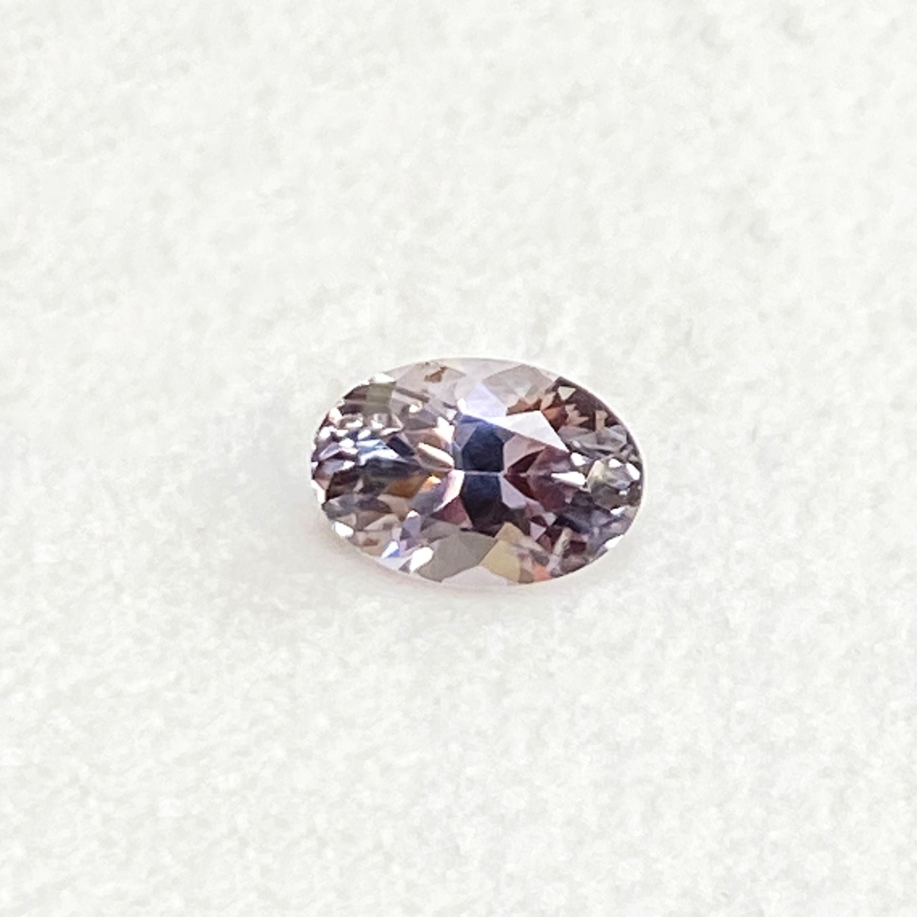0.65 Carat Oval Cut Grey Sapphire
