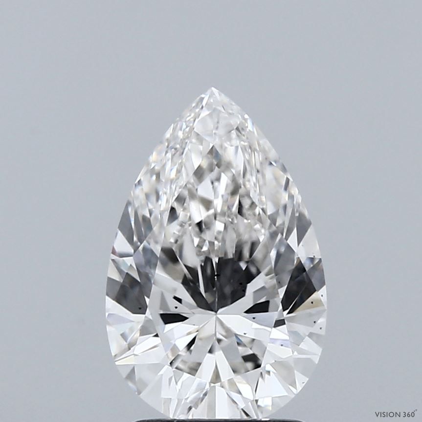 2.03 Carat G-VS2 Pear Lab Diamond