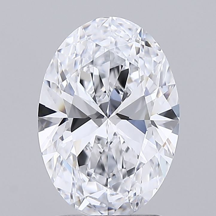 2.00 Carat D-IF Oval Lab Diamond