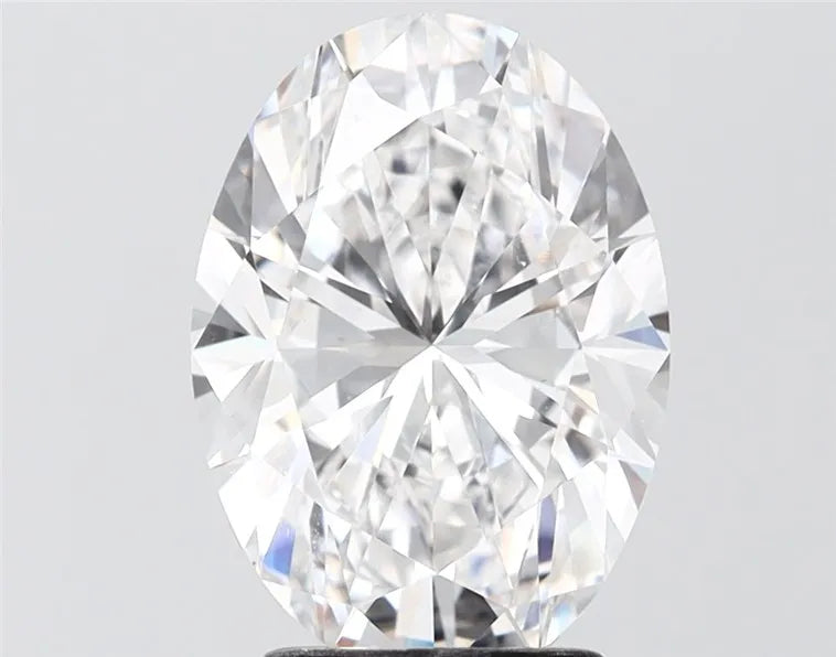 3.14ct Oval Lab Grown Diamond (Colour D, Clarity VS1, IGI Certified)