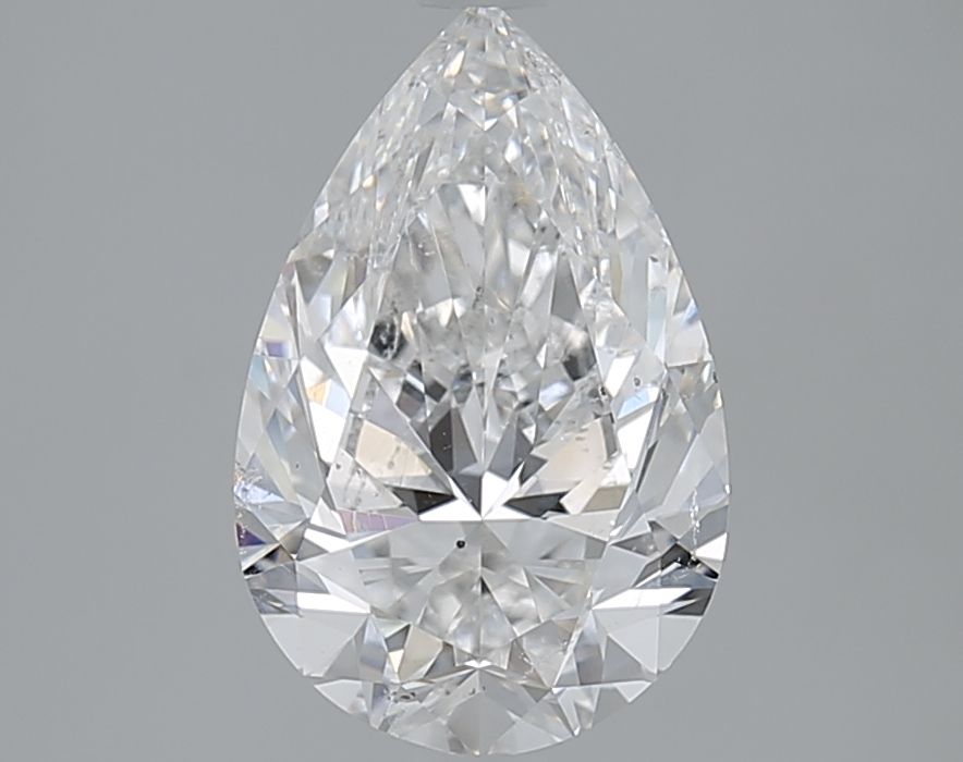 2.5 Carat D-SI2 Pear Cut Diamond