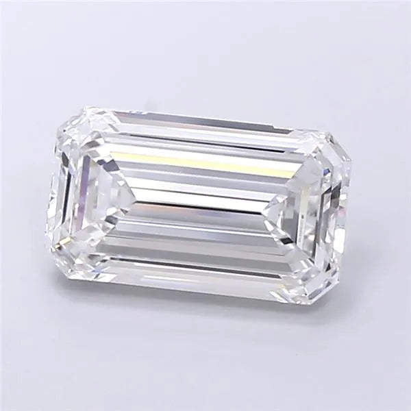 4.04ct Emerald Lab Grown Diamond (Colour D, Clarity VVS2, IGI Certified)